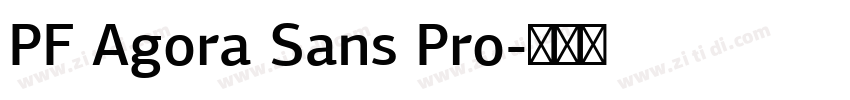 PF Agora Sans Pro字体转换